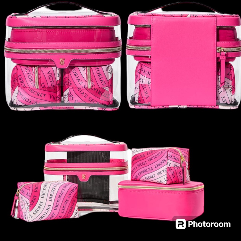 Victoria’s Secret Hot Pink  4 in 1 Train case